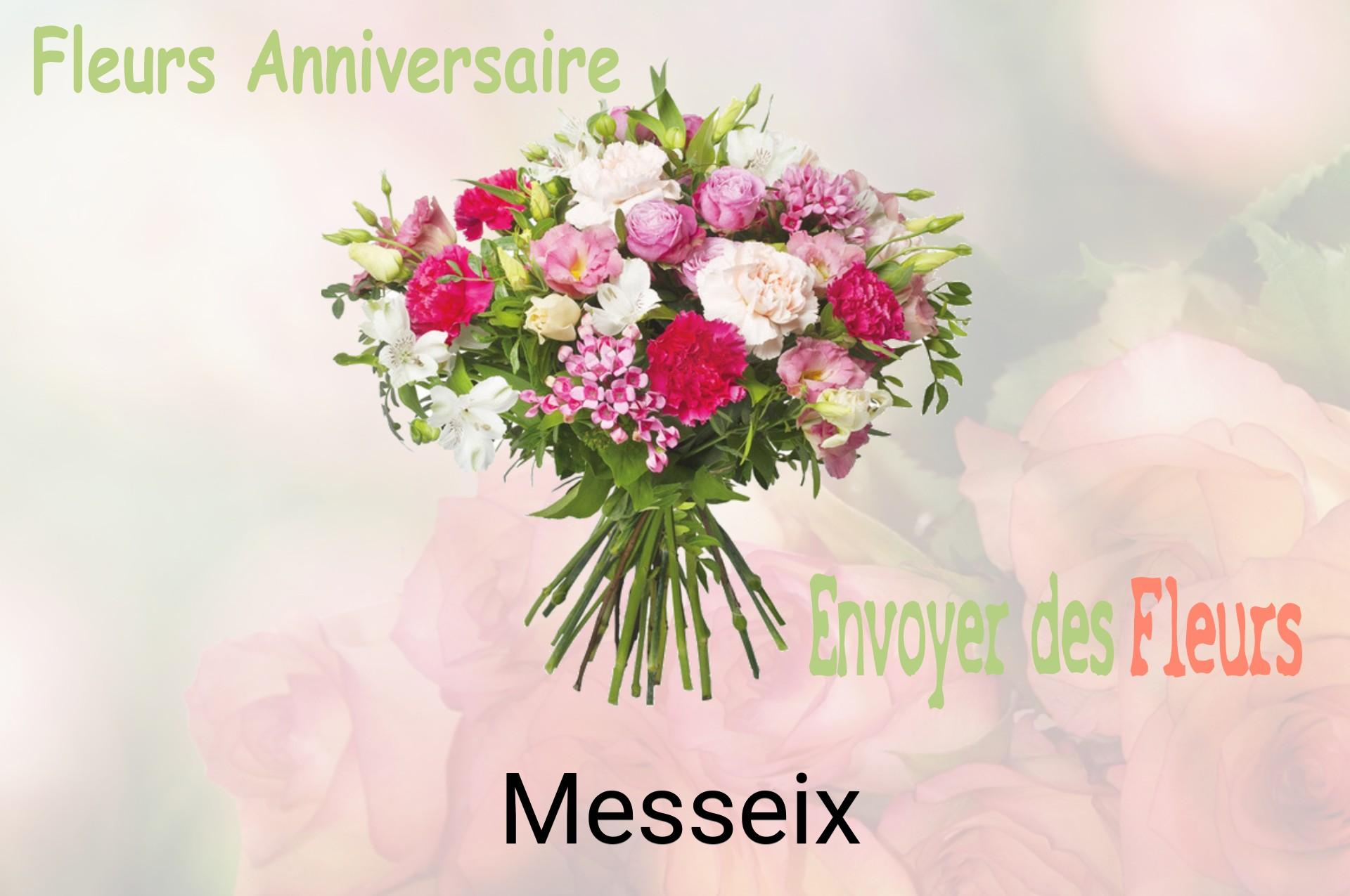 Bouquet de fleurs d’anniversaire livré à Messeix