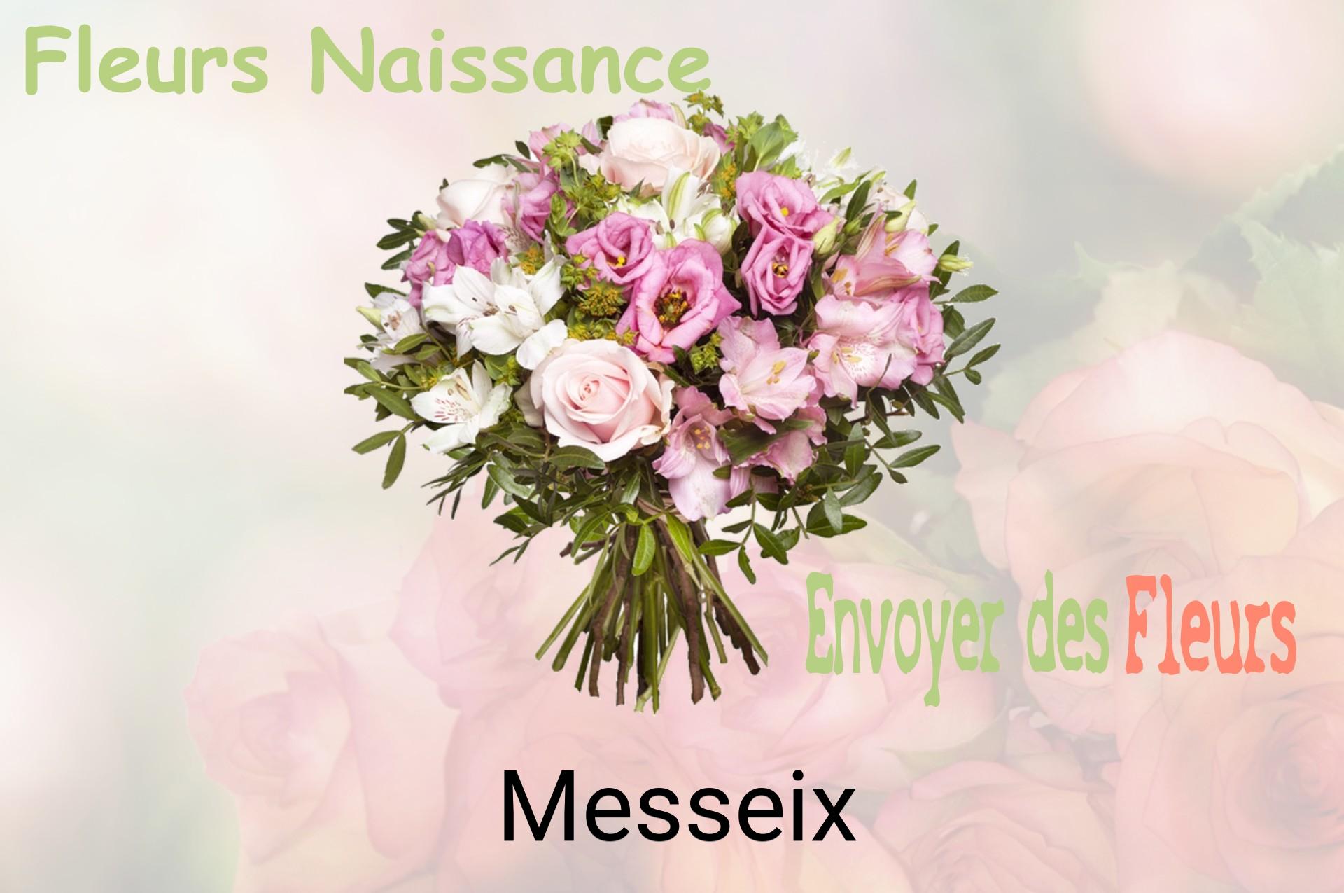 Bouquet de fleurs de naissance livré à Messeix