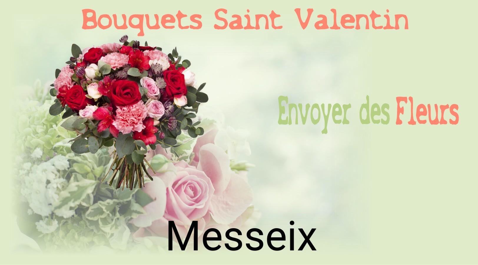 Roses de Saint-Valentin livrées à Messeix